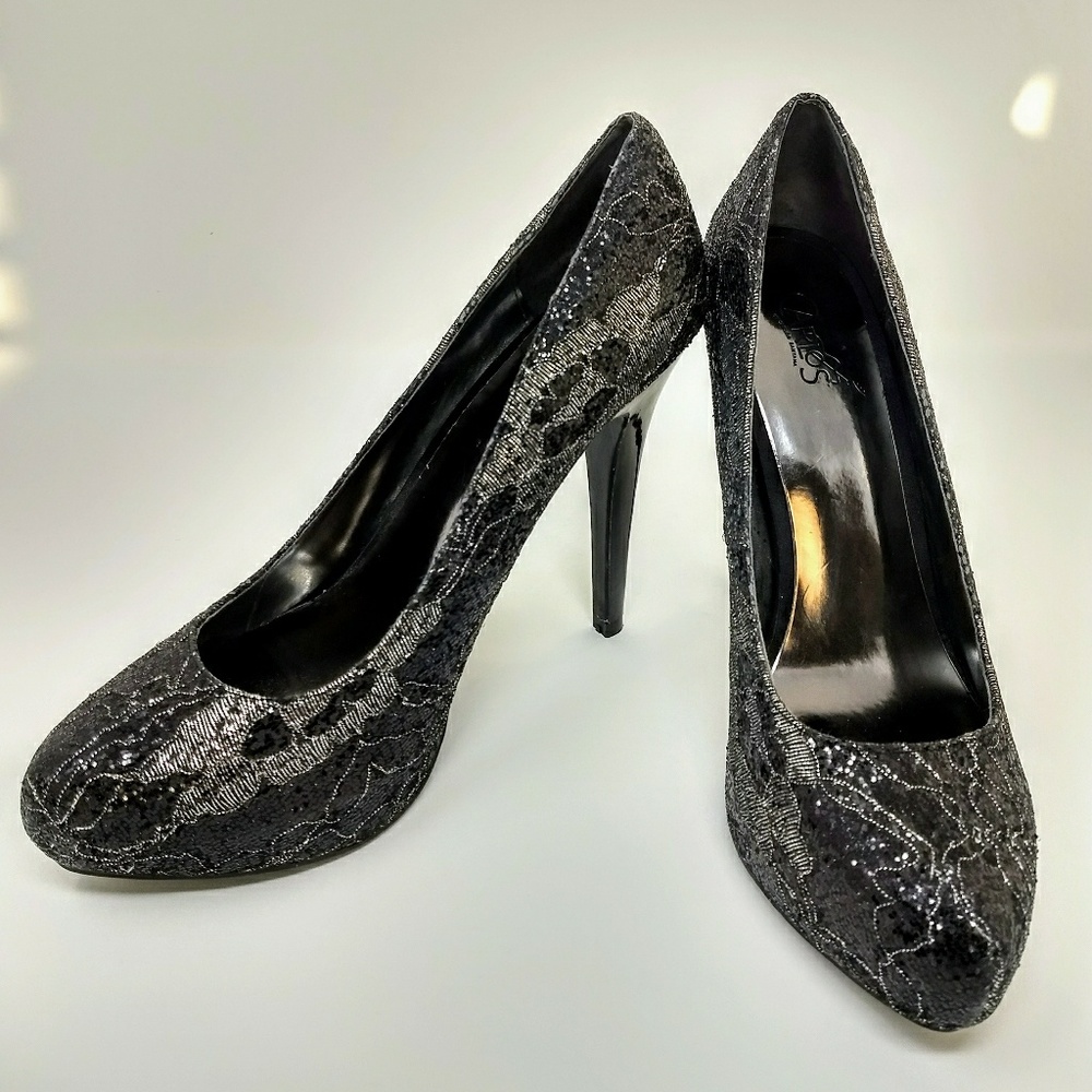 Carlos Santana "Love" platform heels size 8.5